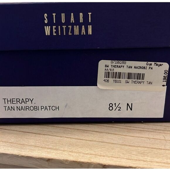 Stuart Weitzman Women's Slide Sandals Brown Size 8.5 Elegant Design - Picture 10 of 11